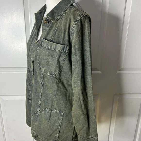 Joan Rivers Denim Shirt Jacket with Seaming Details (Size XS) - Picture 5 of 9